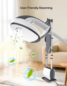 Centre de soin des vêtements haute pression 4 bars <span class=keywords><strong>avec</strong></span> planche <span class=keywords><strong>à</strong></span> <span class=keywords><strong>repasser</strong></span> pliable et fer <span class=keywords><strong>à</strong></span> vapeur - Product Image 6