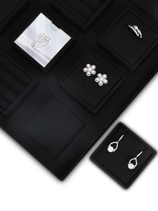 Bandeja de exhibición de joyería Jinsky Live Stream para almacenamiento de colgantes de pendientes de anillo y Mostrador de Expositor de tienda - Product Image 5