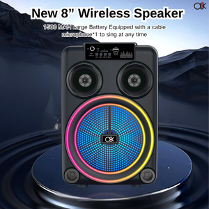 Alexa mới khuôn mẫu âm thanh loa giải trí âm nhạc thông minh với RGB LED ánh sáng không dây di động sử dụng nhà karaoke tính năng - Product Image 2