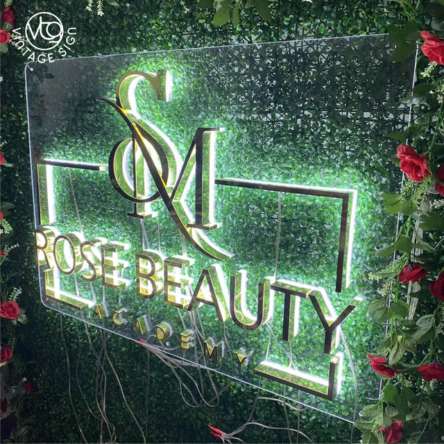 Custom Neon Cheap 3d Channel Letters Illuminated Signs Business Led Sign