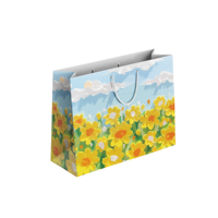 Sac en papier avec poignée en papier de haute qualité, impression d'écran personnalisée avec logo, nouveau design 2026, pour chaussures, vêtements, fourrure, chaussettes