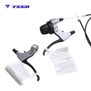 Levier de vitesses intégré avec levier de frein rotatif pour vélo de montagne/vélo de ville en alliage d'aluminium à 7 vitesses - Product Image 5