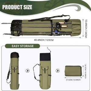 Échantillon Gratuit : Sac de Pêche Robuste pour le Transport de Plusieurs Cannes, Housse de Rangement pour Cannes à Pêche en Mer et à la Mouche, Sac à Matériel de Pêche - Product Image 5