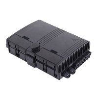 Boîtier de distribution de fibre optique extérieur Anatel approuvé, étanche IP65, 16 cœurs, FTTH CTO, avec répartiteur PLC 1:16, noir, FAT NAP