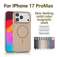 Coque de téléphone magnétique en TPU antichoc à protection intégrale 360° pour 17 Pro Max