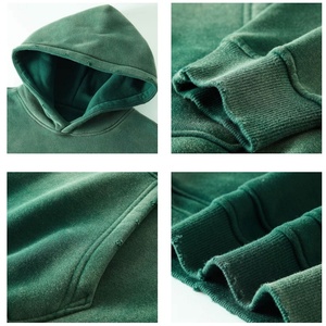 TKAN556D เสื้อมีฮู้ดสำหรับผู้หญิงผ้าฟลีซ100% คอตตอนหนา380 GSM โอเวอร์ไซส์ซักไหล่เฮฟวี่เวทสำหรับฤดูหนาว - Product Image 3