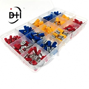 236PCS Mixed Spade Bullet Piggyback <b>Crimp</b> Terminals Insulated Electrical Wire Cable Criming Connectors <b>Set</b> Kits - Product Image 2