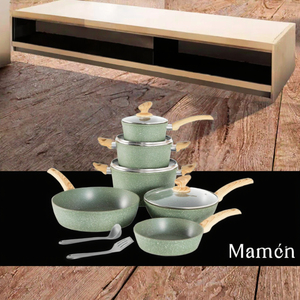 Aluminum Alloy <b>Kitchen</b> Cookware Set Nostick - Product Image 3