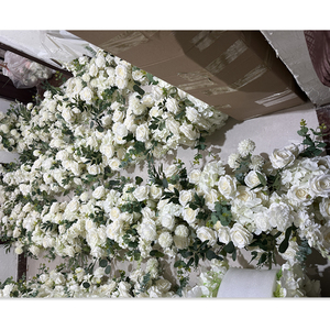 IFG fleuriste original luxe blanc vert fleur artificielle décoration escaliers fleur coureur - Product Image 2