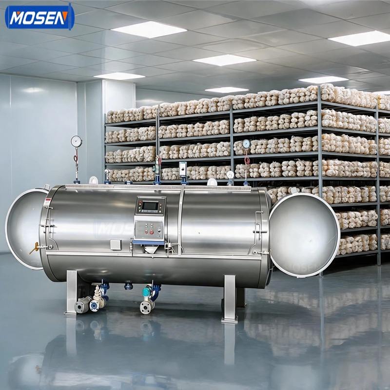 Mosen High Pressure Steam Mushroom Substrate Compost Sterilizer Machine ...