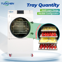 TUOCHEN Commerciële 40kg SUS304 Vacuümvriesdroger voor voedingsmiddelen, fruit en snoepverwerking