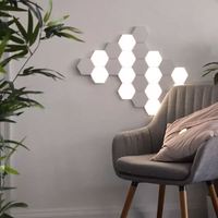 Kanlong prix d'usine Atmosphère créative assemblage modulaire Smart Touch Sensitive Hexagonal Wall LED Night Lamp