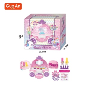 Guoan Toys DIY creativo no tóxico esmalte de uñas maquillaje Kit ecológico moda desgaste uñas cosmético conjunto para niños regalos - Product Image 5