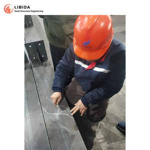 定制设计预制棚钢结构仓库车间工业建筑单体两层钢结构 - Product Image 6