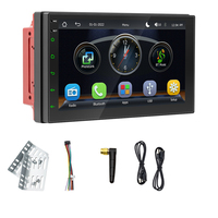 Autoradio 2Din 7" 9" 10" Écran tactile IPS CarPlay sans fil Radio multimédia Stéréo MP5 Lecteur vidéo GPS BT Audio de voiture
