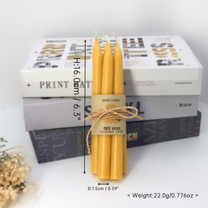 P28F P29F Bienenwachs Kegel Duftkerzen Handgefertigt 8 Zoll Tropffreie Spitzkerze Kirchenkerze - Product Image 3