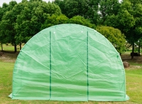 Serre hydroponique moderne en acier galvanisé robuste, kit tunnel de culture écologique pour légumes de jardin domestique