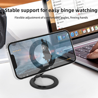 Support de téléphone portable magnétique rétractable réglable en hauteur, flexible, anti-corrosion, en alliage d'aluminium de haute qualité