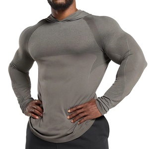 เสื้อฮู้ดออกกำลังกายผู้ชาย ผลิตตามสั่ง ขายตรงจากโรงงาน กระชับพอดีตัว น้ำหนักเบา ระบายอากาศได้ดี สวมใส่สบาย - Product Image 3