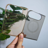 Étui de téléphone transparent en PC rigide pour iPhone Duo, coque de protection ultra fine transparente pour iPhone Duo 18 Fold