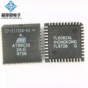 JQW AT89C52-24JC/JI/JU (PLCC-44) 51 MICROCONTROLLER Chip Mikrokontroler Dapat Diprogram Merek Baru Asli Harga Asli - Product Image 3