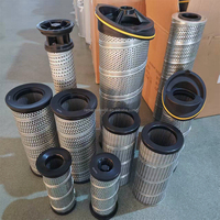 300667  01/NL250/10VG30EP  01. NL 250.10VG.30.E.P. Élément filtrant cylindrique en maille métallique avec joint d'étanchéité pour huile hydraulique