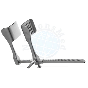 Écarteur de côtes Tuffier 6,5 pouces, lame 2x2, en acier inoxydable, manuel, pour chirurgie thoracique, réutilisable, certifié CE ISO OEM - Product Image 1