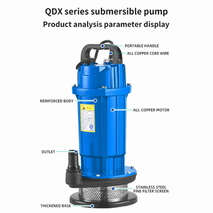 <span class=keywords><strong>Pompe</strong></span> submersible industrielle compacte 1 CV 50/60 Hz à haute pression <span class=keywords><strong>pour</strong></span> transfert d'eau de puits, <span class=keywords><strong>piscine</strong></span> et étang - Product Image 2