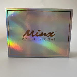 Boîte cadeau pliante holographique professionnelle Minx, emballage personnalisé en carton - Product Image 1