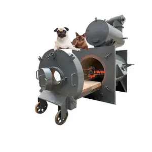 ALLWIN Melhor preço Smokeless pet cremator animal cremação forno aves domésticas incinerador de resíduos