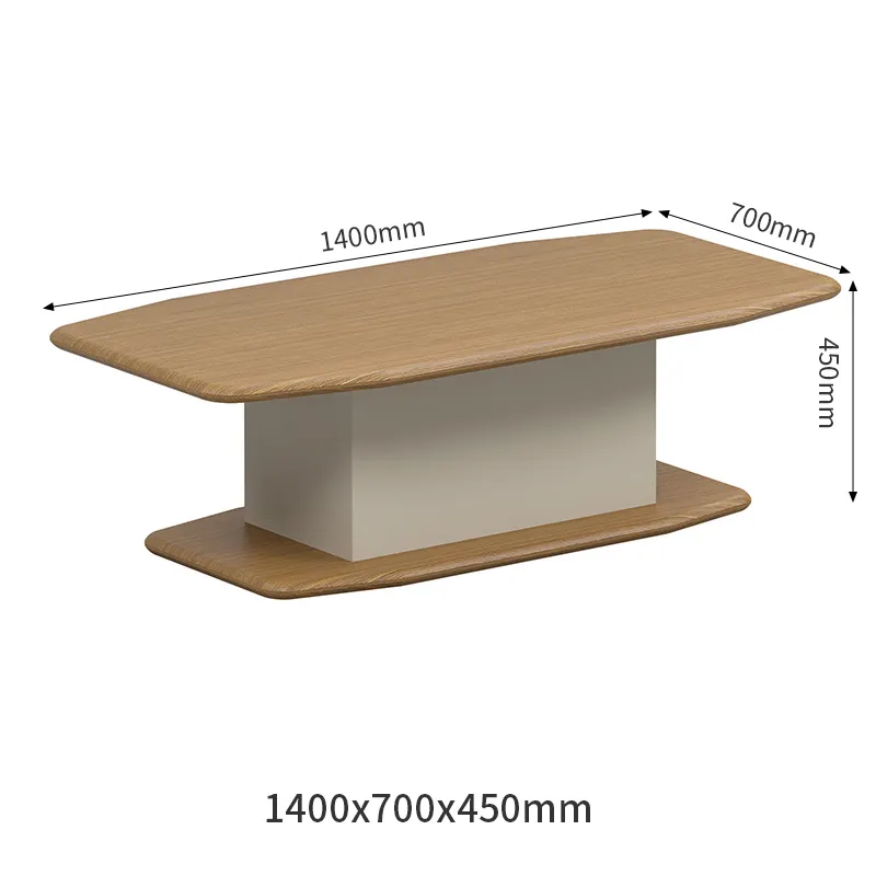 Modern round home office coffee tea table top