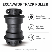 Ensemble de rouleaux de double fond de qualité OEM pour E200B pour mini-excavatrice PC200 IHI, pièces en acier allié Ruimaike