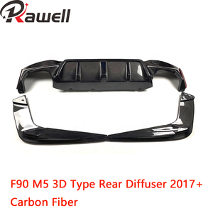 דיפיוזר אחורי מסיבי פחמן תלת מימדי לרכב BMW F90 M5 משנת 2017+ - שפת פגוש אחורית, דיפיוזר פגוש אחורי, ערכת גוף לרכב - מוצר מבוקש - Product Image 1