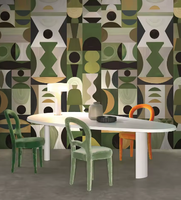 Salon Salle à manger Art mural décoratif moderne haut de gamme Papier peint Peintures personnalisées Facile Matériel non tissé Murals 3D