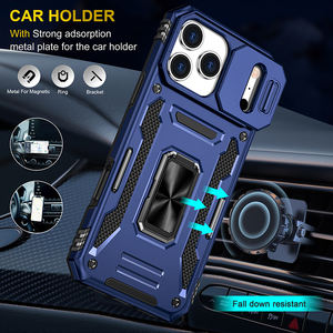 เคส iPhone 14 Pro ทนทานต่อการใช้งาน พร้อมที่ยึดในรถ  ฝาหลังแบบ Eco-Cover  พร้อมที่จับแบบวงแหวน  ฝาเลื่อนป้องกันเลนส์  4 ช่องลม  สินค้าจากโรงงานโดยตรง  ซื้อจำนวนมากได้ - Product Image 4