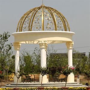 Grand gazebo à cadre en fer Pergola et pavillon décoratifs de jardin à vendre - Product Image 5