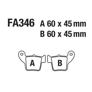 Pastillas de Freno de Disco para Motocicleta, Delanteras y Traseras, para FA346 <span class=keywords><strong>FANTIC</strong></span> HONDA CR CRF <span class=keywords><strong>125</strong></span> 150 250 450 - Product Image 4