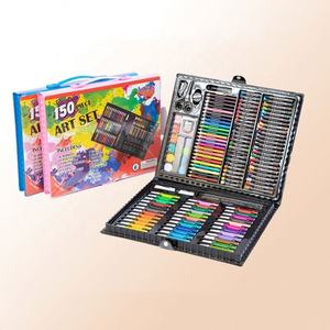Luoshan, 150 Uds., juego de dibujo de pintura, lápices de colores, bolígrafos de acuarelas para niños, juego de arte para niños, excelente bolígrafo de acuarela - Product Image 4
