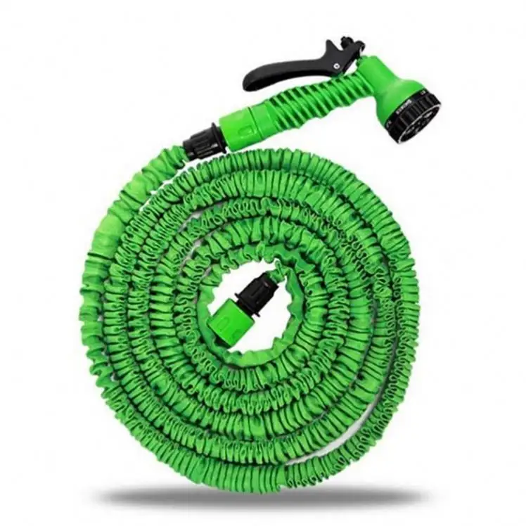 50Ft Expandable Heavy Duty Flexible Leak-Proof Connector Pocket Garden Hose With 8-Way Spry Nozzle
