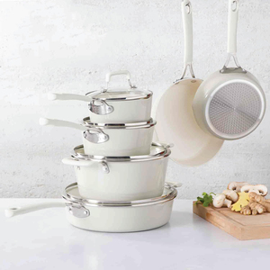 Juego de Utensilios de Cocina de Alta Calidad con Revestimiento Antiadherente, Aptos para Inducción y Gas, con Tapa de Vidrio, Aptos para Lavavajillas y Horno, con Asas de Tacto Suave - Product Image 6
