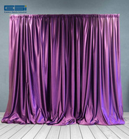 Kit de fond de scène en tuyaux et draperies à double couche pour mariage, support de fond de scène en aluminium, tuyaux et draperies