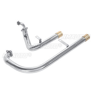 Système d'échappement complet pour moto avec silencieux pour Yamaha Virago XV125 XV250, en acier inoxydable - Product Image 4