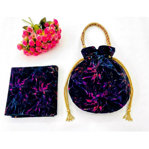 Wholesale Velvet Printed Fabric Foil Design Clothing Manufacturers Fashion Brands Garment Production OEM - Product Image 1