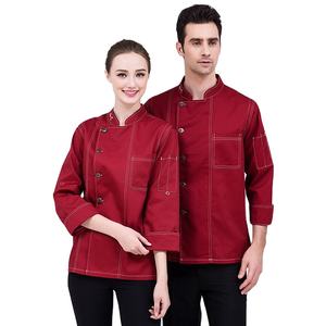 Uniforme <span class=keywords><strong>da</strong></span> cuoco dell'hotel a maniche lunghe uniformi <span class=keywords><strong>da</strong></span> ristorante e <span class=keywords><strong>da</strong></span> Bar abito <span class=keywords><strong>da</strong></span> giacca uniforme <span class=keywords><strong>da</strong></span> cuoco invernale - Product Image 3