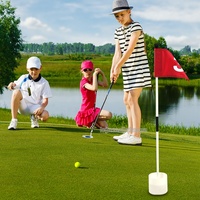 Drapeaux personnalisés pour chariots de golf, accessoires de golf, ensemble cadeau, coupes de putting pour intérieur et extérieur