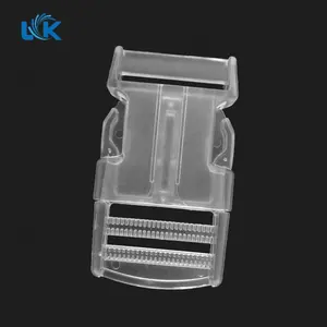 Bán Buôn Rõ Ràng Trắng Nhựa Nhanh Chóng Phát Hành Bên Clip Buckles Trong Suốt 30Mm Fastener Vải LA27-30