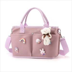 Bolsa de Pañales de Gran Capacidad para Mamá, Bolso de Hombro Único con Estampado, Bolso de Mano para Viaje, Bolso de Mujer - Product Image 1