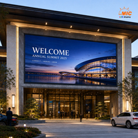 Pantalla LED para Exteriores con Certificación TUV CE de 10000nits para Entrada de Hotel, Centro de Convenciones, Cumbre Anual 2026, IP65