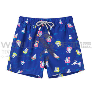 La fabbrica fornisce direttamente pantaloncini da bagno personalizzati con stampa a foglia di fiore con prezzo - Product Image 6