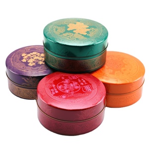 Custom Empty Food Grade Chocolate <strong>Christmas</strong> Box <strong>for</strong> Candy Packaging Round Tea <strong>Tins</strong> Packaging Manufacturer Chocolate <strong>Biscuit</strong> - Product Image 1
